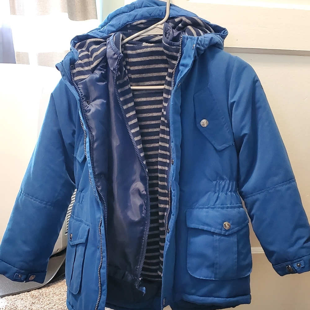 Blue, 2 in 1 Boys Jacket